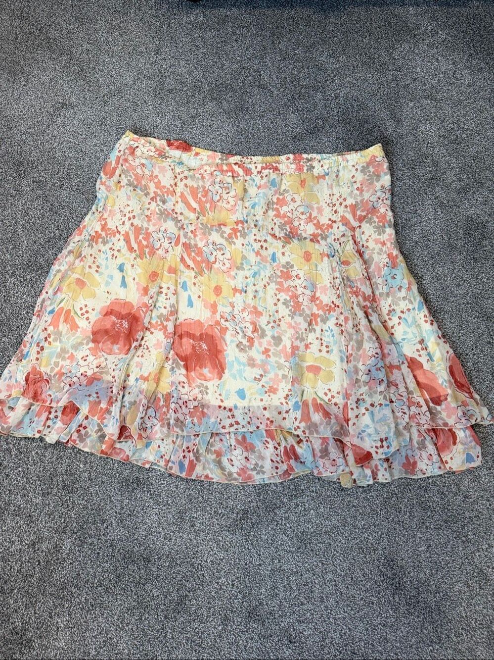 C.J. Banks Floral Print Skirt - Size 3X